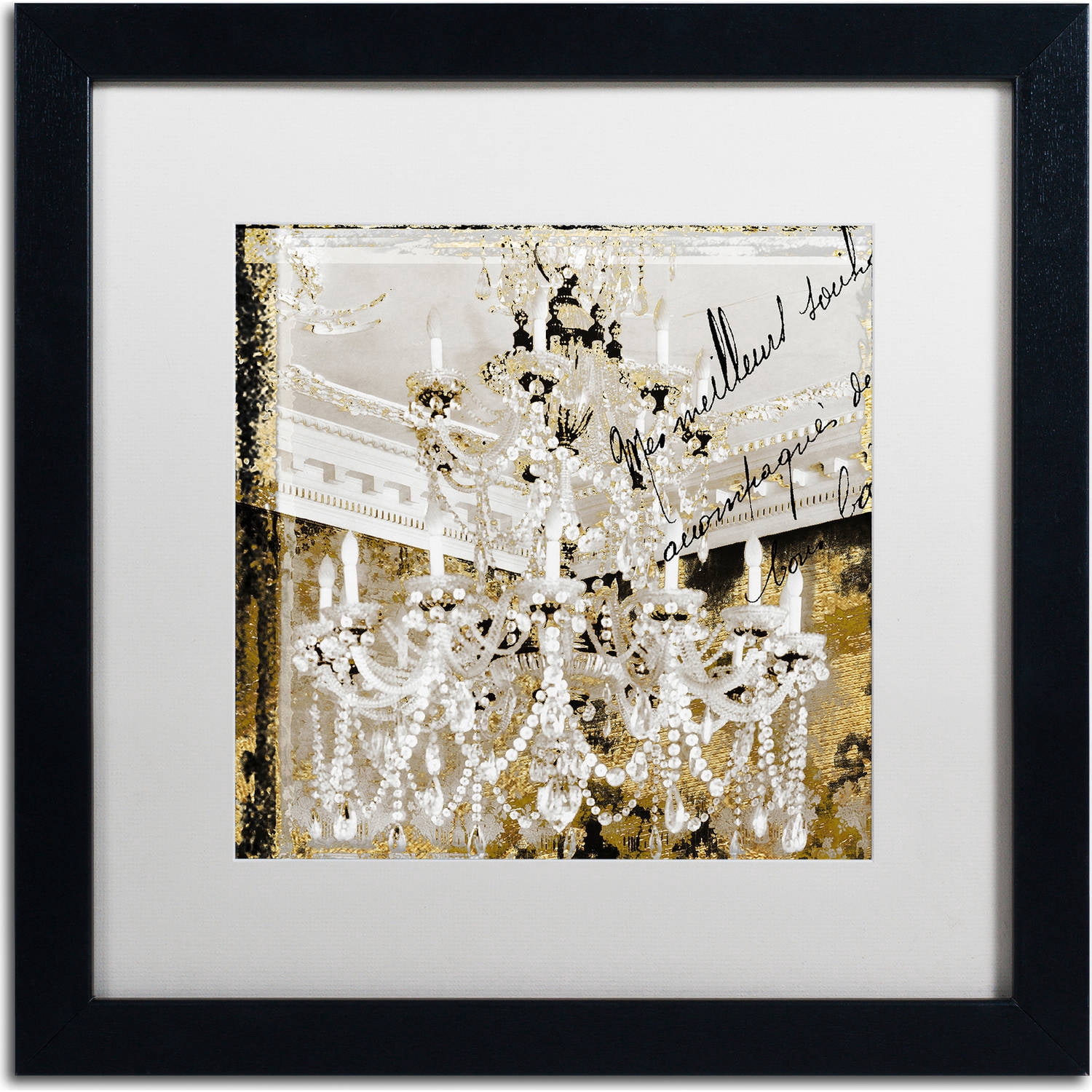 Trademark Fine Art "Chand 2" Canvas Art by Color Bakery, White Matte, Black Frame