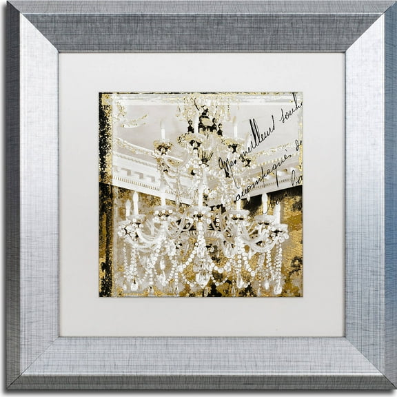 Trademark Fine Art "Chand 2" Canvas Art by Color Bakery, White Matte, Silver Frame