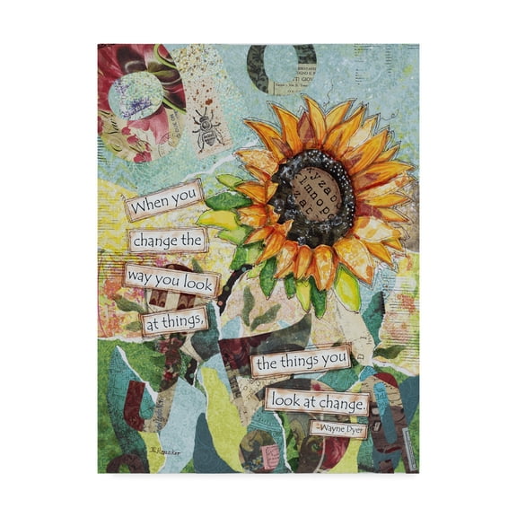 Trademark Fine Art 'Changing Things' Canvas Art by Let Your Art Soar