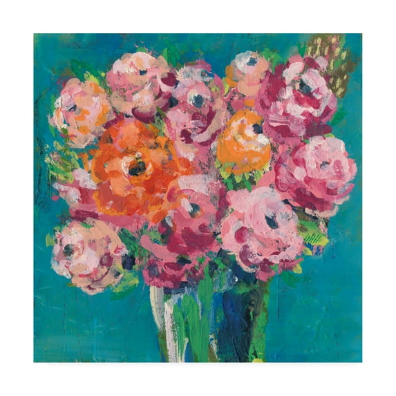 Trademark Fine Art 'Chaos Floral IV' Canvas Art by Regina Moore