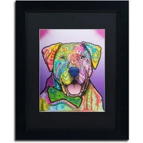 Trademark Fine Art "Charlie Brown Custom-002" Canvas Art by Dean Russo, Black Matte, Black Frame