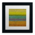thumbnail image 1 of Trademark Fine Art "Chartreuse Line" Canvas Art by Michelle Calkins, White Matte, Black Frame, 1 of 4