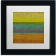 thumbnail image 1 of Trademark Fine Art "Chartreuse Line" Canvas Art by Michelle Calkins, White Matte, Black Frame, 1 of 3