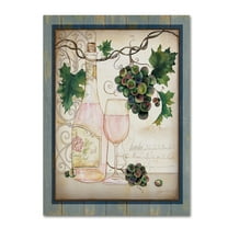 Trademark Fine Art 'Chateau Plout Wine 3' Canvas Art by Jean Plout