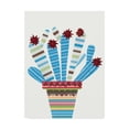 thumbnail image 1 of Trademark Fine Art 'Cheerful Succulent I' Canvas Art by Regina Moore, 1 of 4
