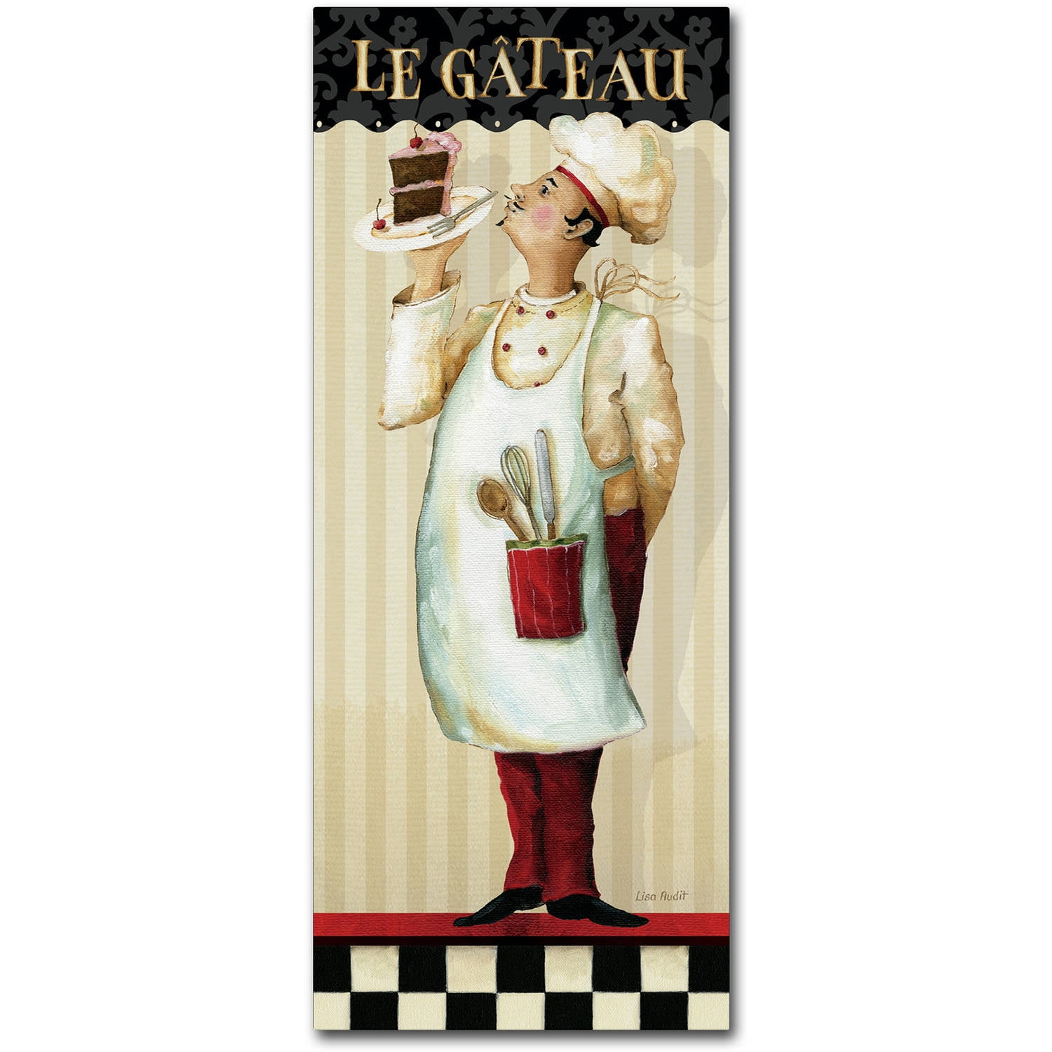 Trademark Fine Art "Chef's Masterpiece IV" Canvas Art by Lisa Audit