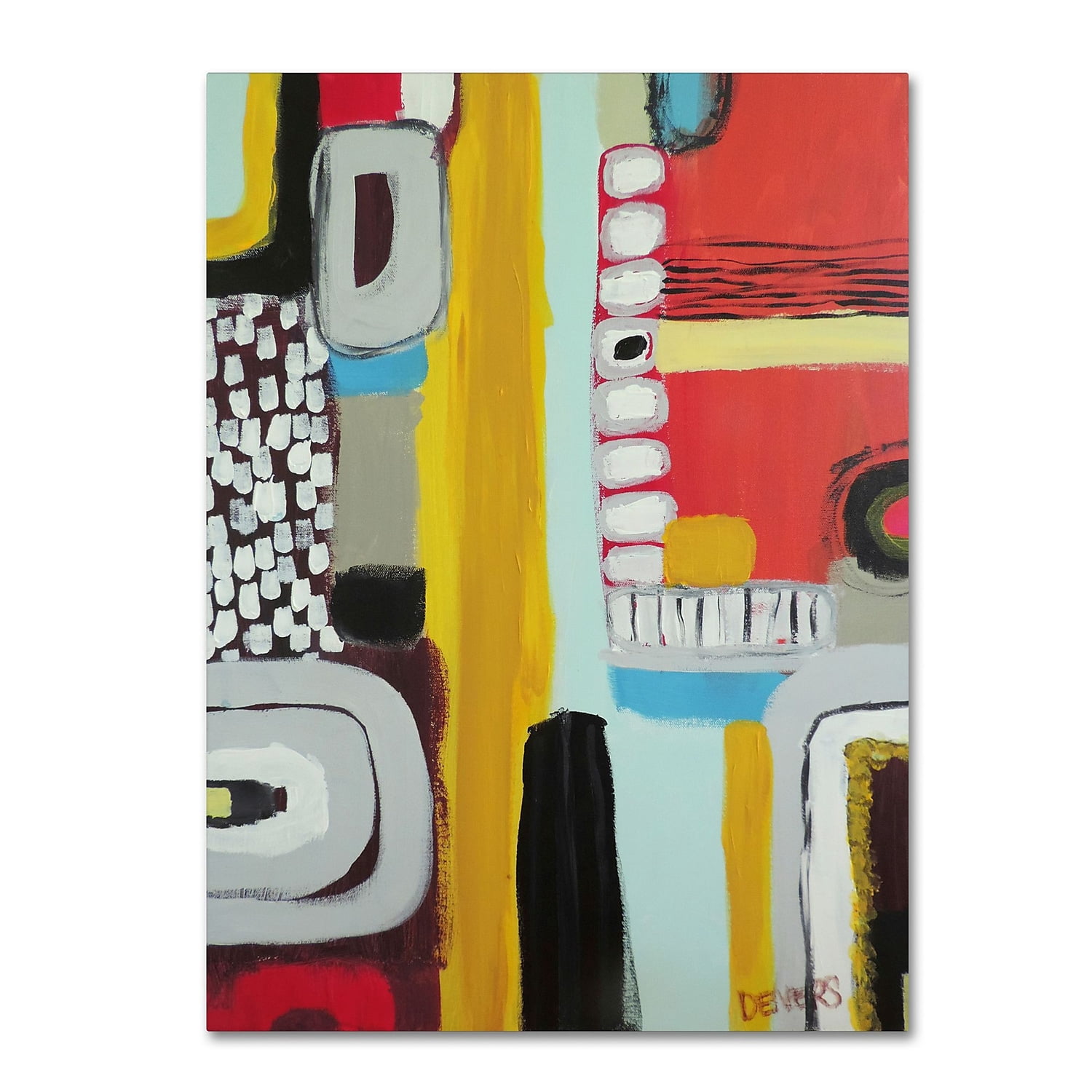 Trademark Fine Art "Chemins" Canvas Art by Sylvie Demers
