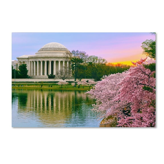 Trademark Fine Art "Cherry Blossoms 2014-6" Canvas Art by CATeyes