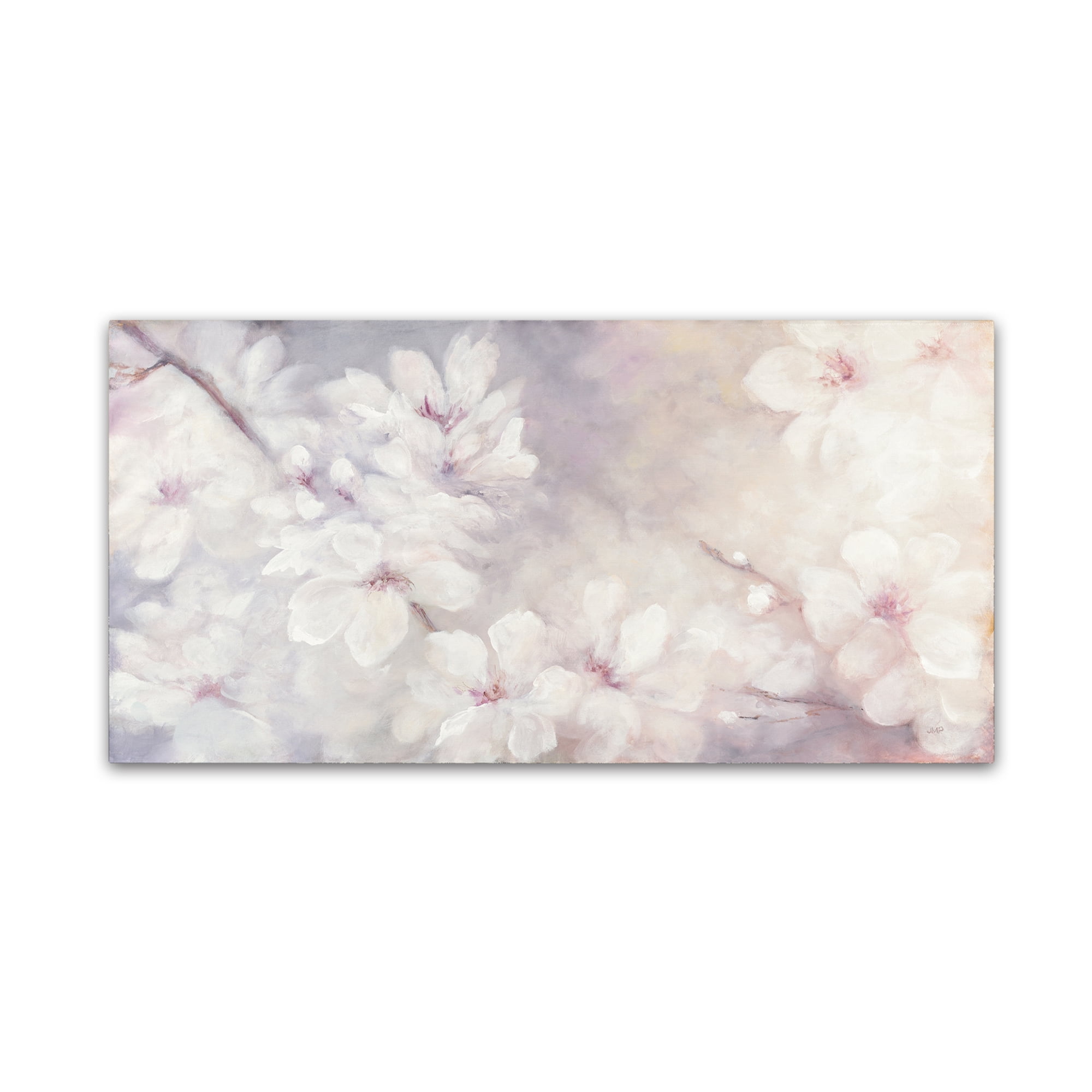Julia Purinton Soft White Apple Blossoms Canvas Art, 16 x 32 Inches