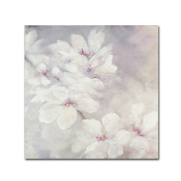 Trademark Fine Art 'Cherry Blossoms Square' Canvas Art by Julia Purinton