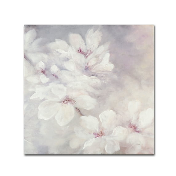 Trademark Fine Art 'Cherry Blossoms Square' Canvas Art by Julia Purinton