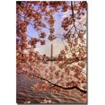 thumbnail image 1 of Trademark Fine Art "Cherry Blossoms at the Washington Monument" Canvas Art by Lois Bryan, 1 of 4