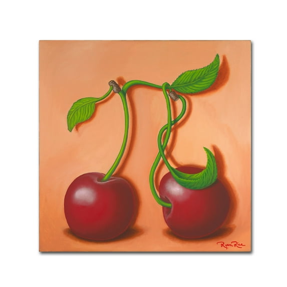 Trademark Fine Art 'Cherry Pi' Canvas Art by Ryan Rice Fine Art