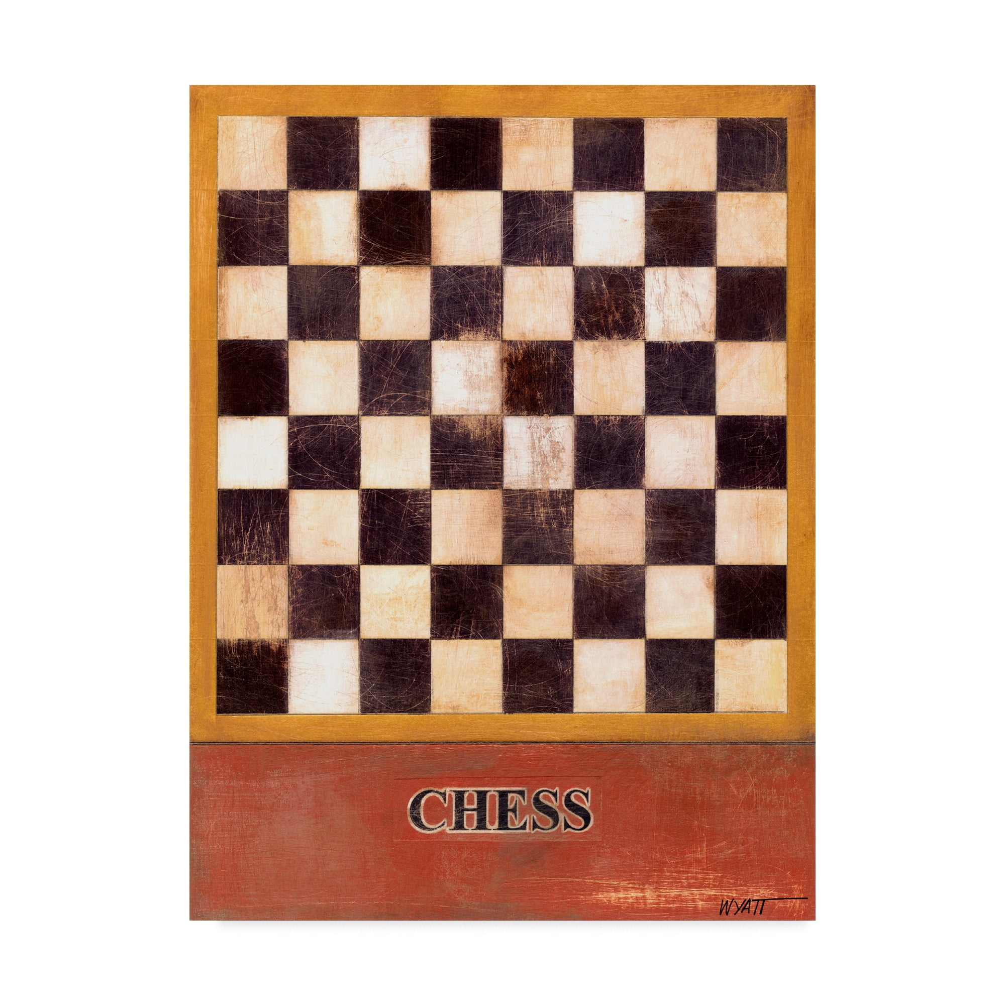 Trademark Fine Art 'Chess' Canvas Art by Norman Wyatt