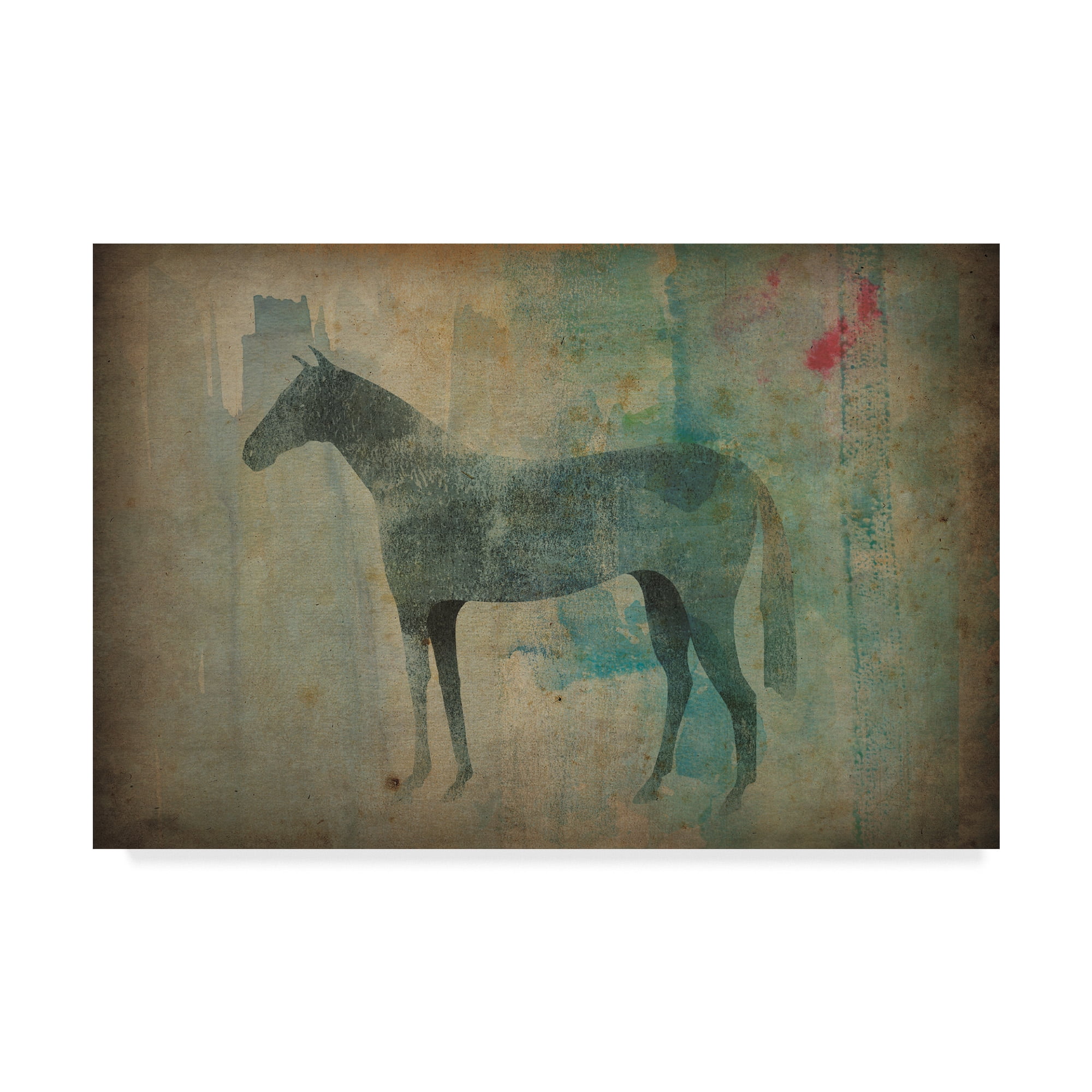 Trademark Fine Art 'Cheval Noir v3' Canvas Art by Ryan Fowler