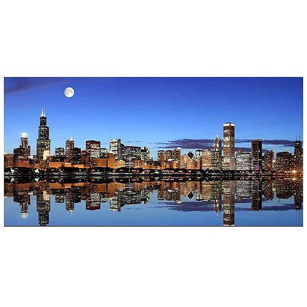 Trademark Fine Art "Chicago, IL" Canvas Art by Yakov Agani