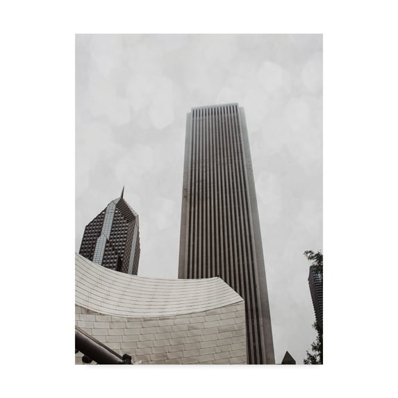 Trademark Fine Art 'Chicago Monotone II' Canvas Art by Sonja Quintero