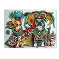 thumbnail image 1 of Trademark Fine Art 'Chihuahua and Pitbull in Mexico' Canvas Art by Oxana Ziaka, 1 of 3
