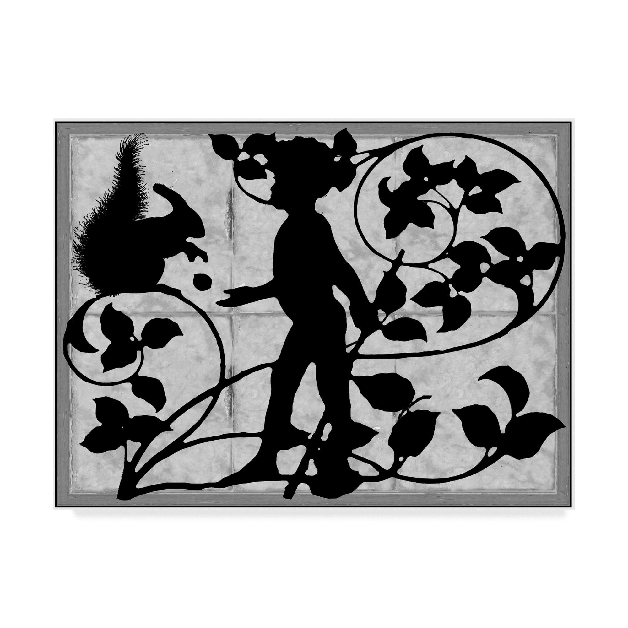 Trademark Fine Art 'Child Silhouette I' Canvas Art by Unknown