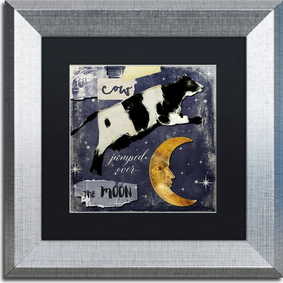 Trademark Fine Art "Childhood I" Canvas Art by Color Bakery, Black Matte, Silver Frame