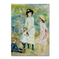 thumbnail image 1 of Trademark Fine Art 'Children On The Seashore Guernsey' Canvas Art by Renoir, 1 of 3