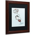 thumbnail image 1 of Trademark Fine Art Children's Art Matted Framed Art ' Love Balloon ' by Carla Martell, 1 of 3
