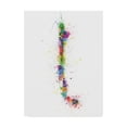thumbnail image 1 of Trademark Fine Art 'Chile Paint Splashes Map' Canvas Art by Michael Tompsett, 1 of 4