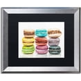 thumbnail image 1 of Trademark Fine Art "Chili Peppers" Canvas Art by Jennifer Redstreake Black Matte, Silver Frame, 1 of 4