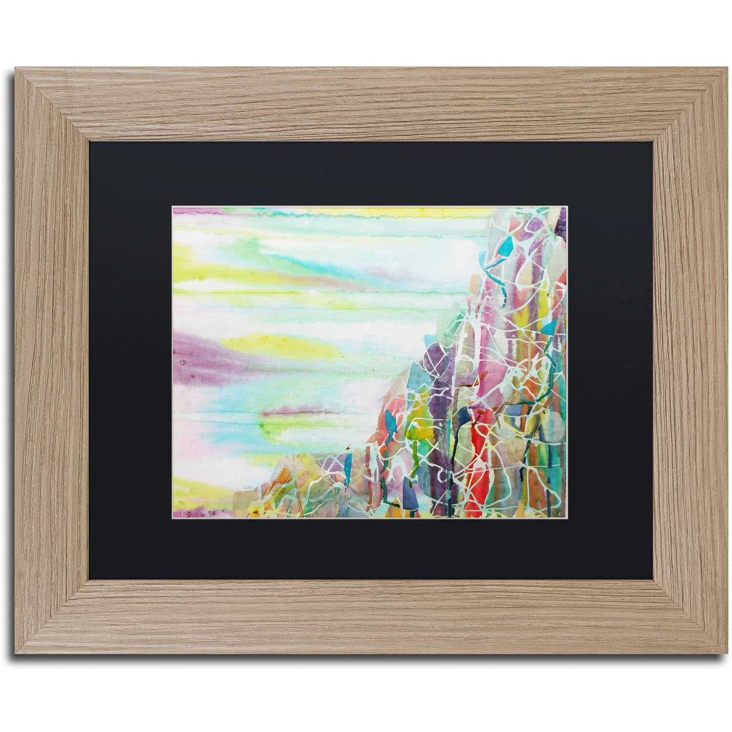 Trademark Fine Art "Chimborazo" Canvas Art by Lauren Moss Black Matte, Birch Frame