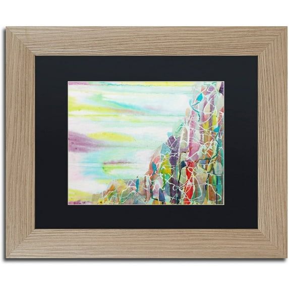 Trademark Fine Art "Chimborazo" Canvas Art by Lauren Moss Black Matte, Birch Frame