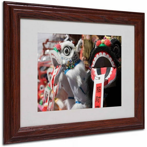 Trademark Fine Art "Chinese New Year" by Yale Gurney, Wood Frame