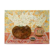 Trademark Fine Art 'Chinese Pots And Stocks' Canvas Art by Lorraine Platt