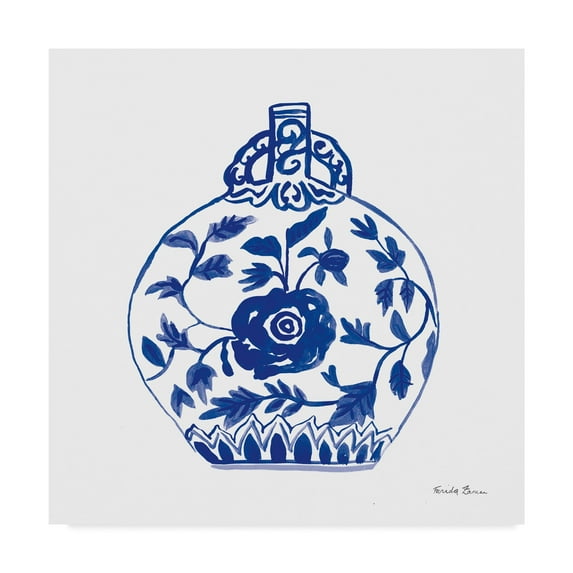 Trademark Fine Art 'Chinoiserie V' Canvas Art by Farida Zaman