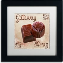 Trademark Fine Art "Chocolate Therapy II" Canvas Art by Color Bakery White Matte, Black Frame
