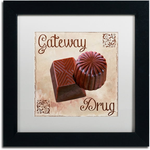 Trademark Fine Art "Chocolate Therapy II" Canvas Art by Color Bakery White Matte, Black Frame