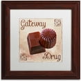 thumbnail image 1 of Trademark Fine Art "Chocolate Therapy II" Canvas Art by Color Bakery White Matte, Wood Frame, 1 of 1