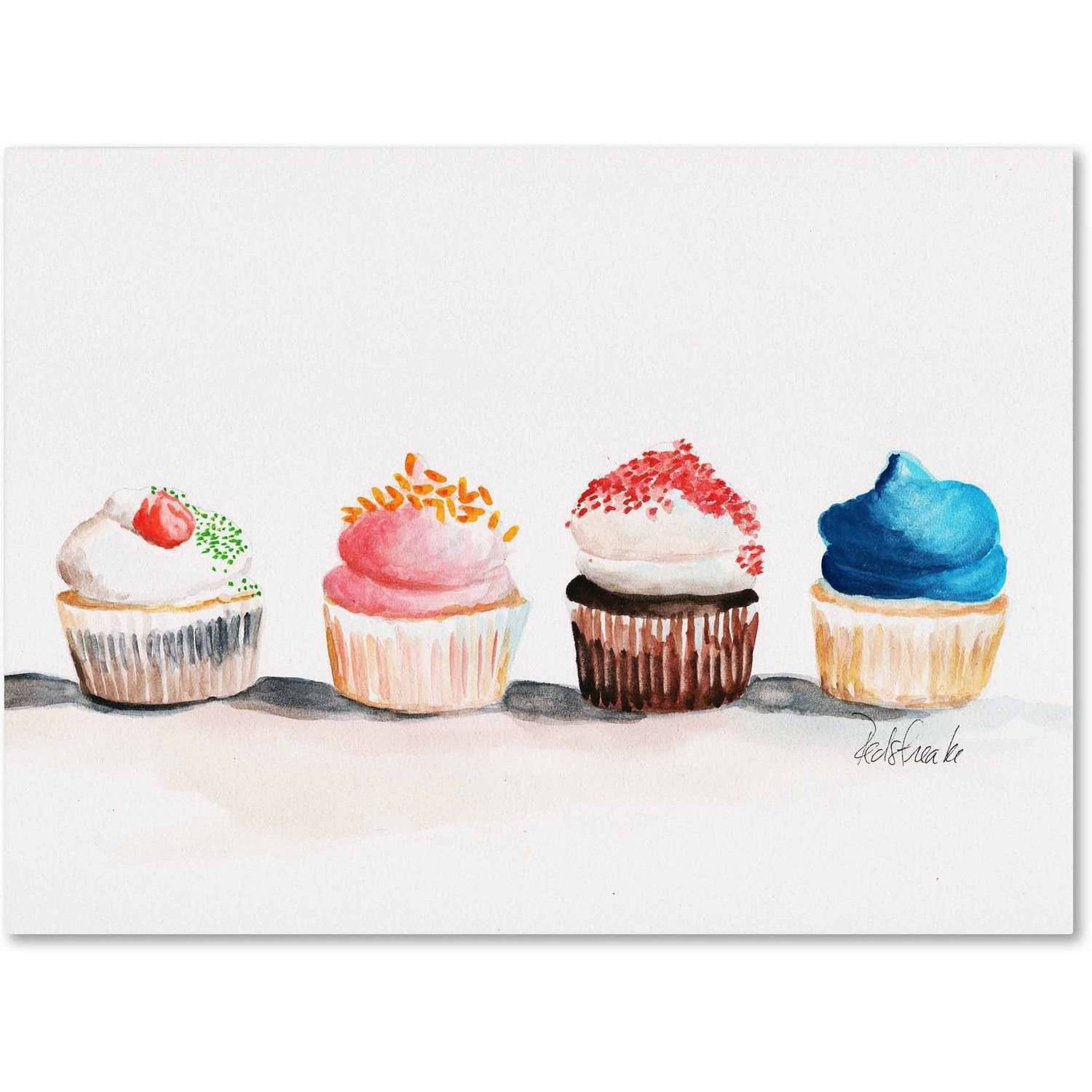 Trademark Fine Art "Choose One No Words" Canvas Art by Jennifer Redstreake