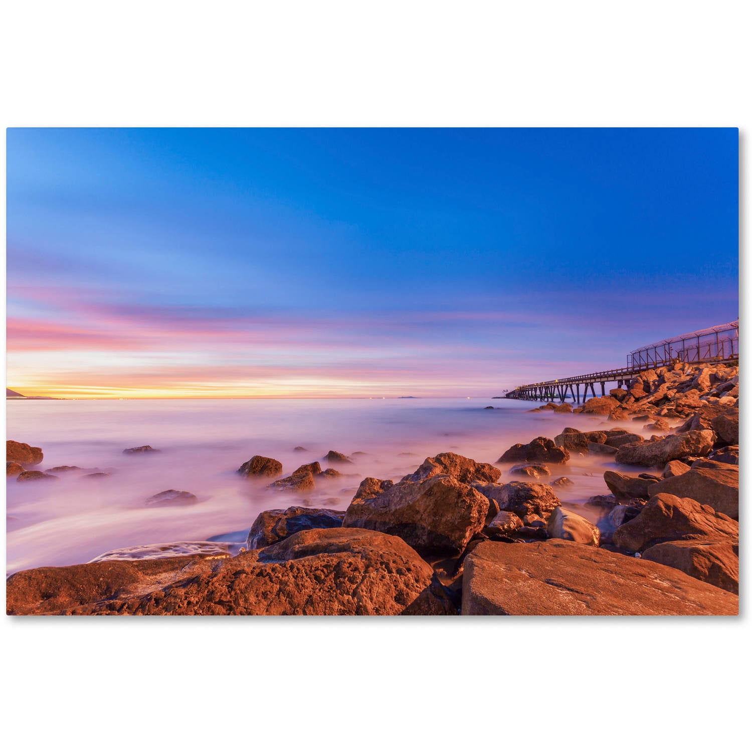 Trademark Fine Art Chris Moyer 'Low Shoals View' 16 x 24 (ALI0763-C1624GG)