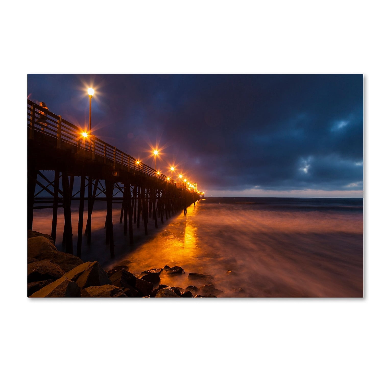 Trademark Fine Art Chris Moyer 'Night Side' 30 x 47 (ALI0768-C3047GG)