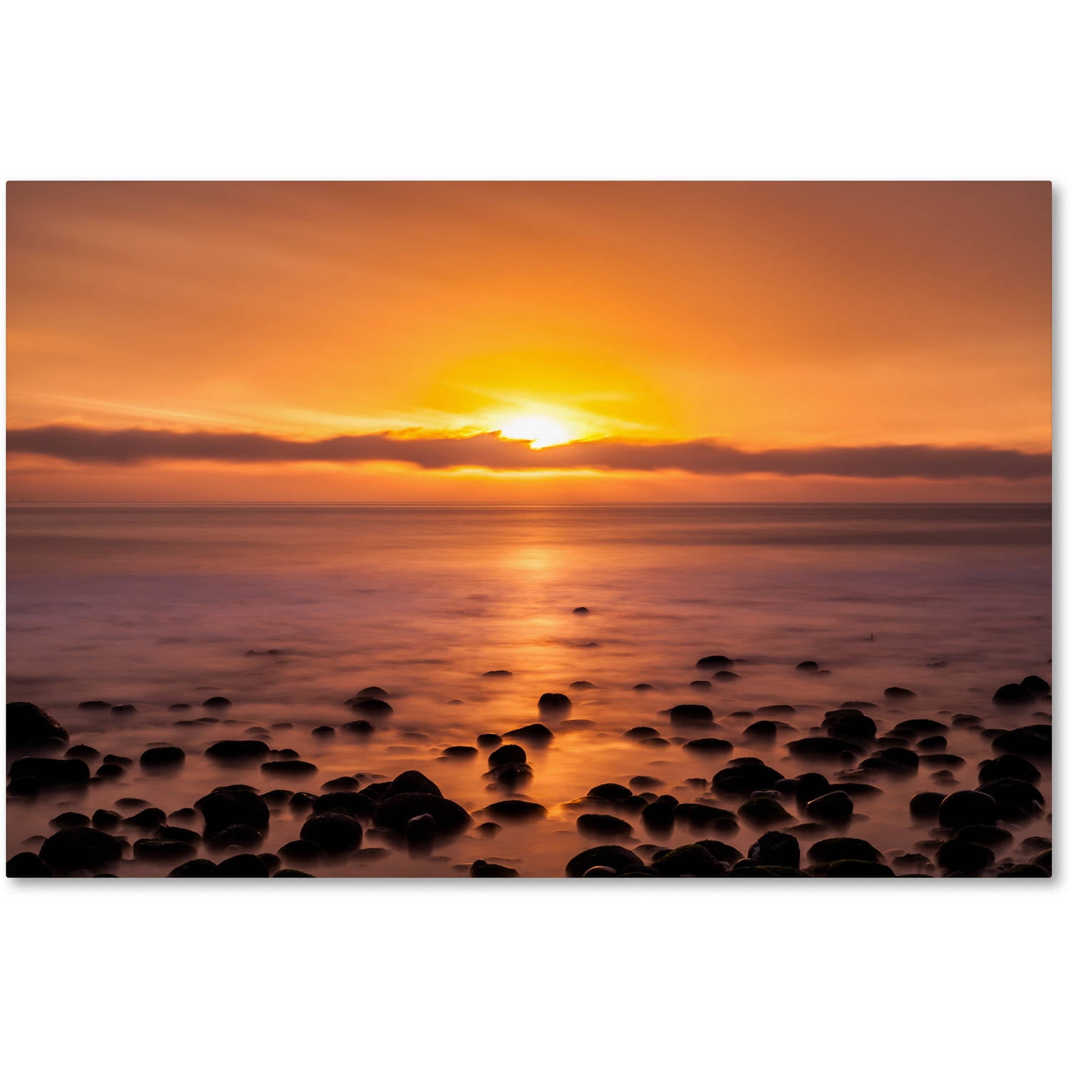 Trademark Fine Art Chris Moyer 'Pacific Sunset' 22 x 32 (ALI0765-C2232GG)