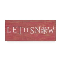 Trademark Fine Art 'Christmas Affinity I Red' Canvas Art by James Wiens