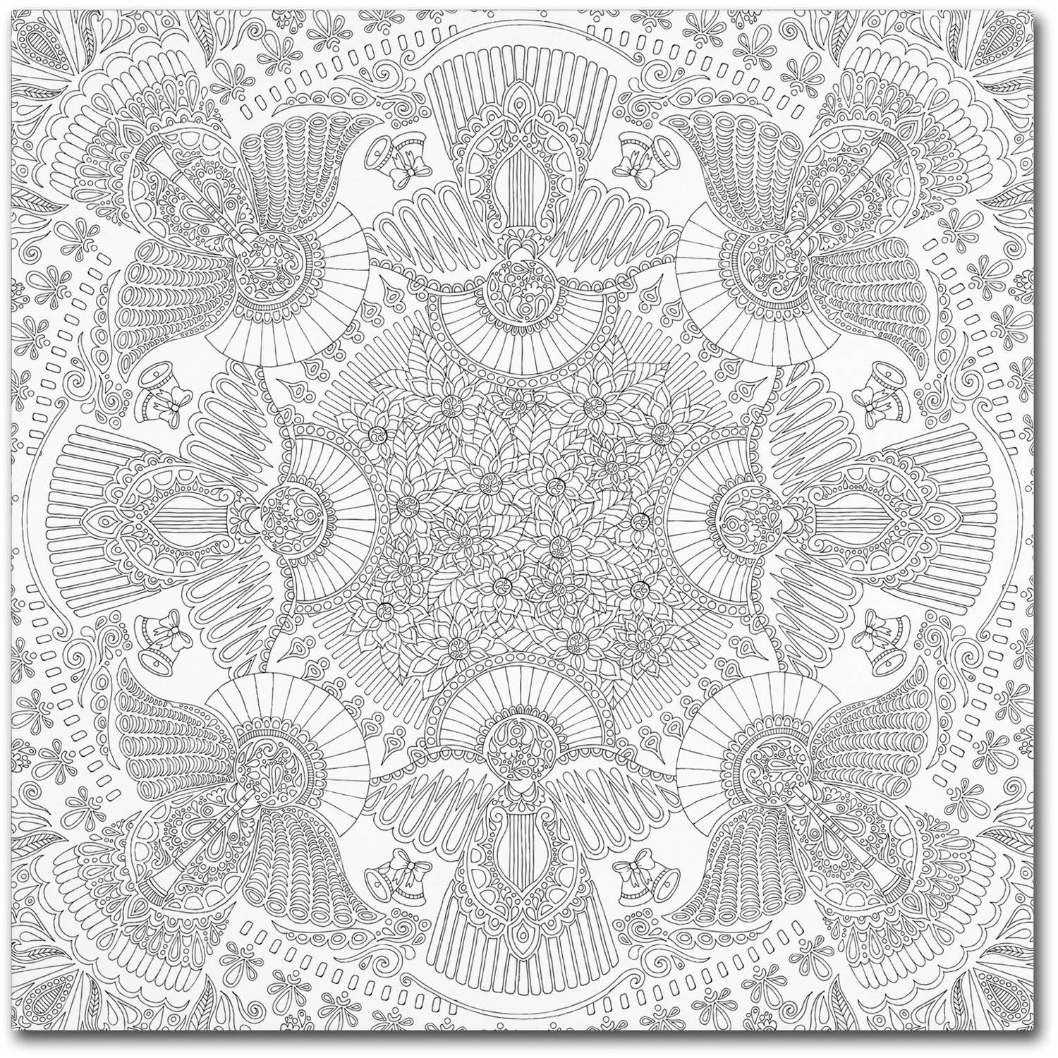 Trademark Fine Art "Christmas Angels" Canvas Art by Hello Angel