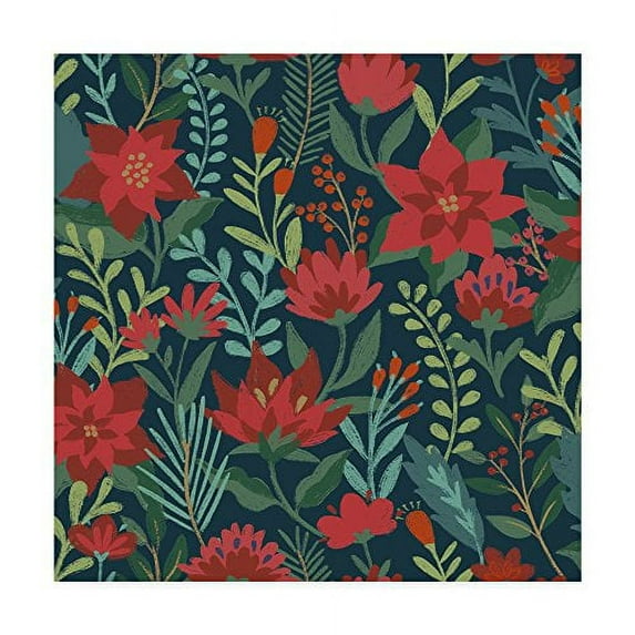 Trademark Fine Art 'Christmas Bloom Step 01A' Canvas Art by Janelle Penner