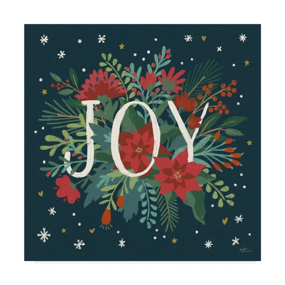 Trademark Fine Art 'Christmas Bloom VI' Canvas Art by Janelle Penner
