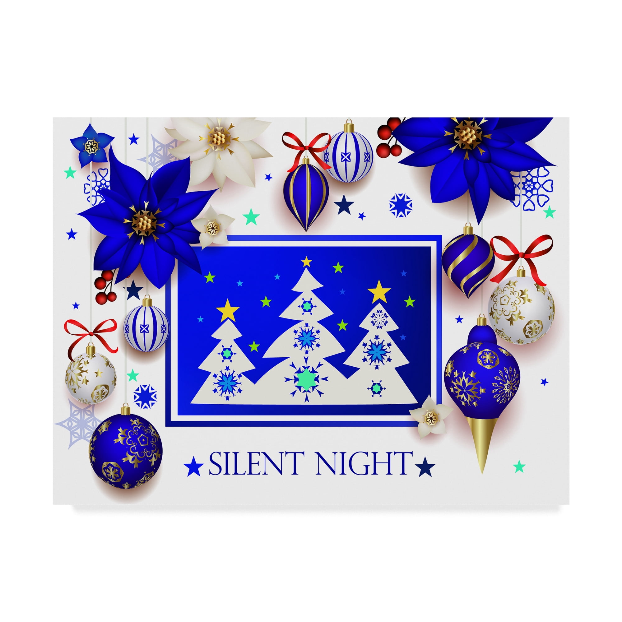 Trademark Fine Art 'Christmas Bright Composition 2' Canvas Art by Maria Rytova