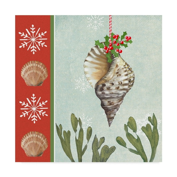 Trademark Fine Art 'Christmas Coastal II' Canvas Art by Jade Reynolds