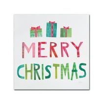 Trademark Fine Art 'Christmas Collage III' Canvas Art by Melissa Averinos