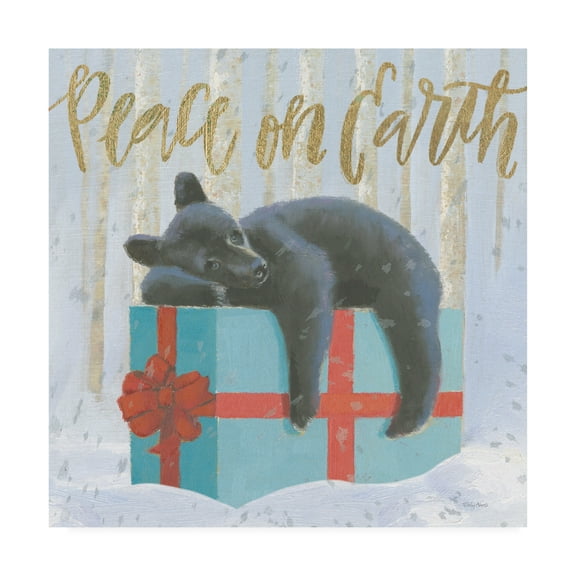 Trademark Fine Art 'Christmas Critters Bright II' Canvas Art by Emily Adams