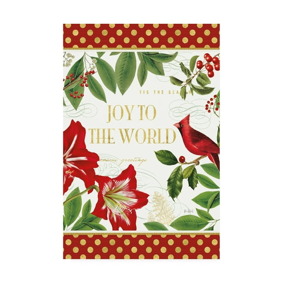 Trademark Fine Art 'Christmas Garden VI' Canvas Art by Katie Pertiet