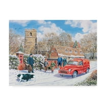 Trademark Fine Art 'Christmas Post' Canvas Art by Trevor Mitchell